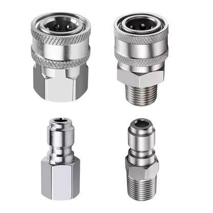 4pcs pressure washer adapter kit With a maximum working pressure of 5000 PSI