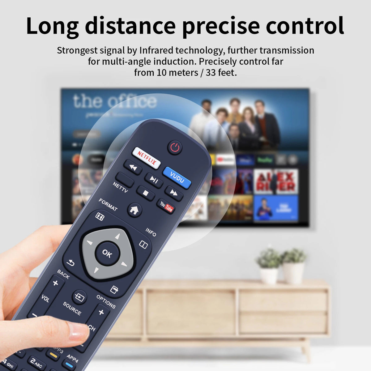 NH500UP Remote Control For Philips TV 50PFL5601/F7 65PFL5602/F7 55PFL5602/F7