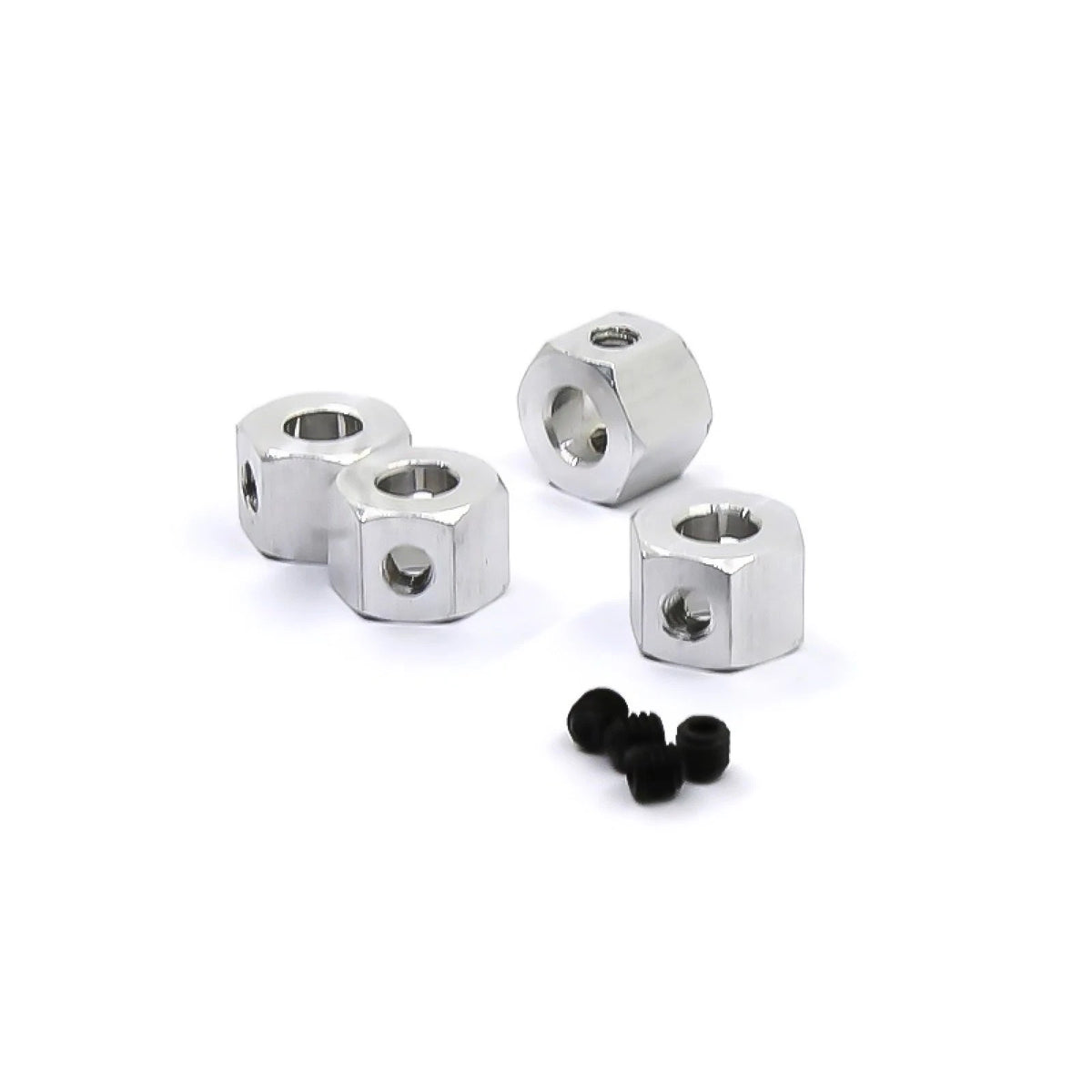 Metal 5mm Wheel to 12mm Combiner Wheel Hub Hex Adapter For WPL D12 C14 MN D90 q