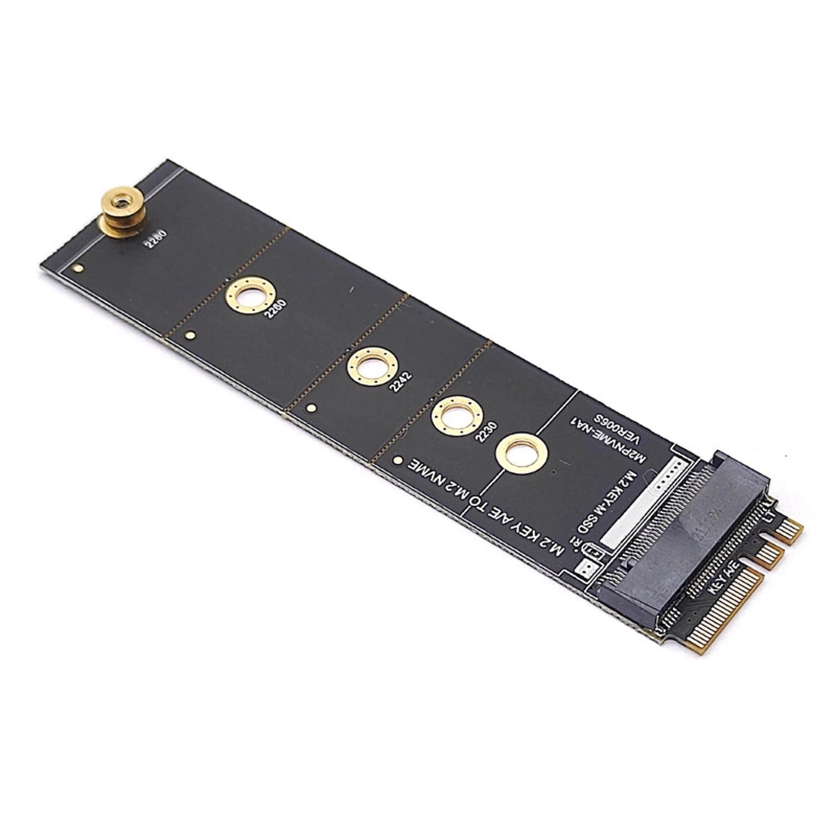 M2 KEY A-E to NVME Adapter Card Holder For NVME PCI Express SSD Port 2230 2242