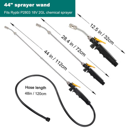 Replacement Sprayer Wand for Ryobi，44" 44 inches, 44"