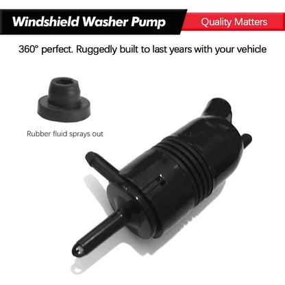 89001126 Front or Rear Windshield Washer Pump w/Grommet Replacement 22127573