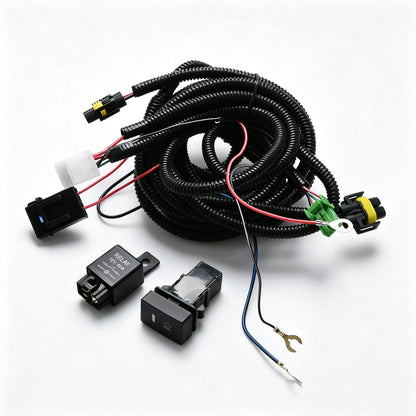 H11 Fog Light Wiring Harness Kit for Acura TL TSX RDX 12V 40A Relay LED Switch