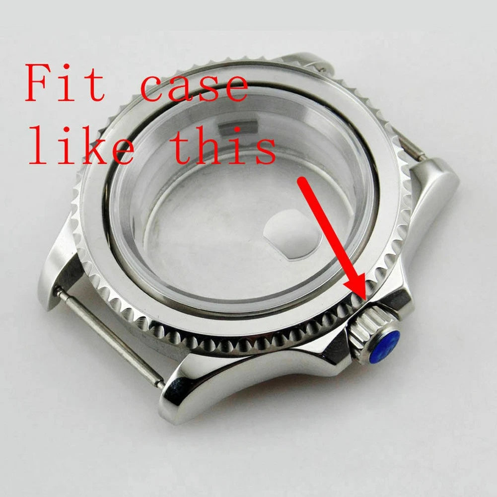 Silver Stainless Watch Crown For NH35 NH36 Watch Movement Replacement Part aa