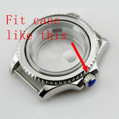 Silver Stainless Watch Crown For NH35 NH36 Watch Movement Replacement Part aa