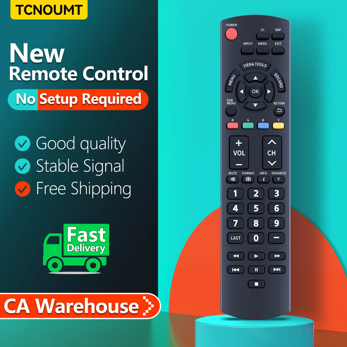 N2QAYB000321 Remote Control For Panasonic Plasma TV TC-P58S1 TC-P42X1 TC-L32X1