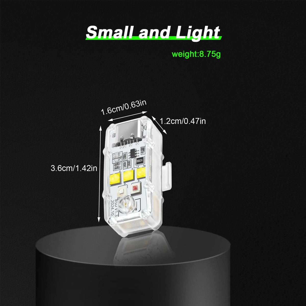 LYONGTECH Strobe Light,Night Flying Anti Collision Lights White, Red, Green