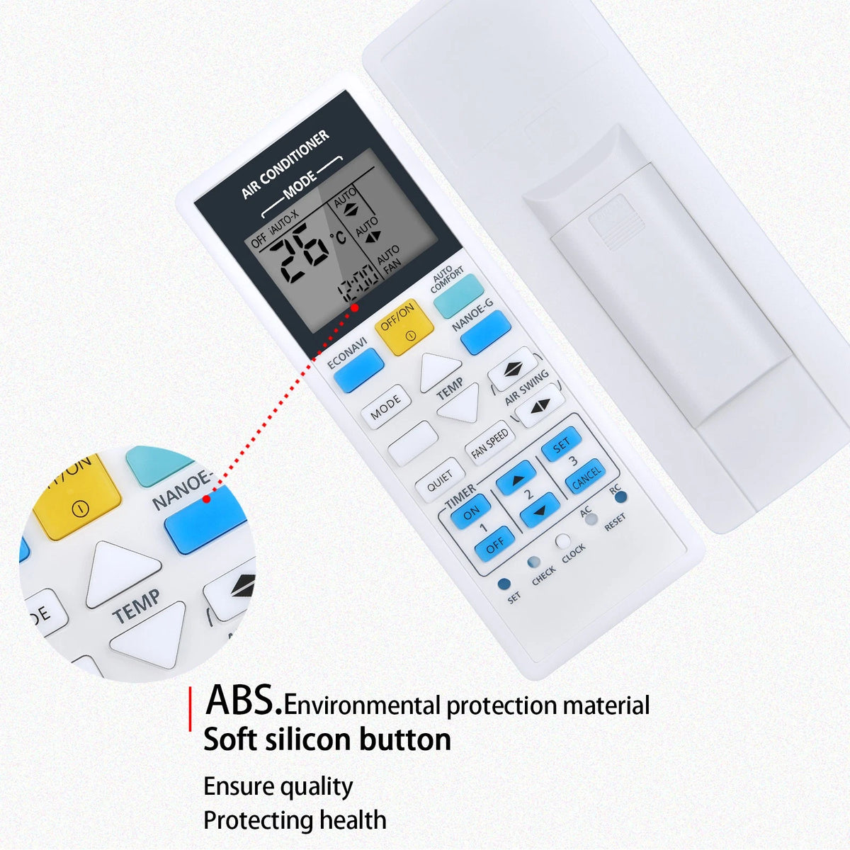 Remote Control For Panasonic Air Conditioner A75C4762 A75C4406 A75C4543 A75C3300
