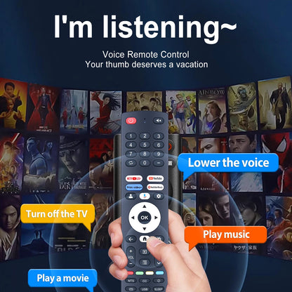 Voice Remote Control For FPD Google TV CG55-C1 CG43-P3 CG32-P3 CG50-C3 CG65-C3