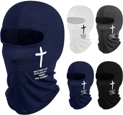 4 Pcs Football Cross Ski Mask Full Face Cover Faith Christian Balaclava...