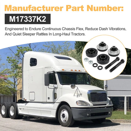 M17337K2 Cab Suspension Bushing Kit for Freightliner Commercial Semi Trucks
