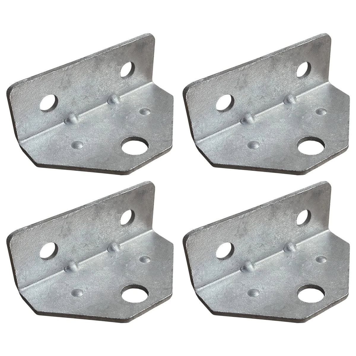 4 Pack Swivel Top Angle Bracket Bolster Bunk Board Adjustable for Boat Gray