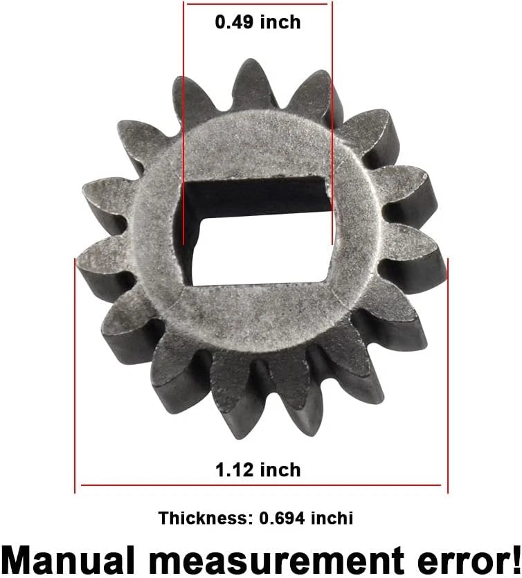 Lawn Mower Parts 131-5399 Pinion Gears - 2 Pack (15T) Compatible with...