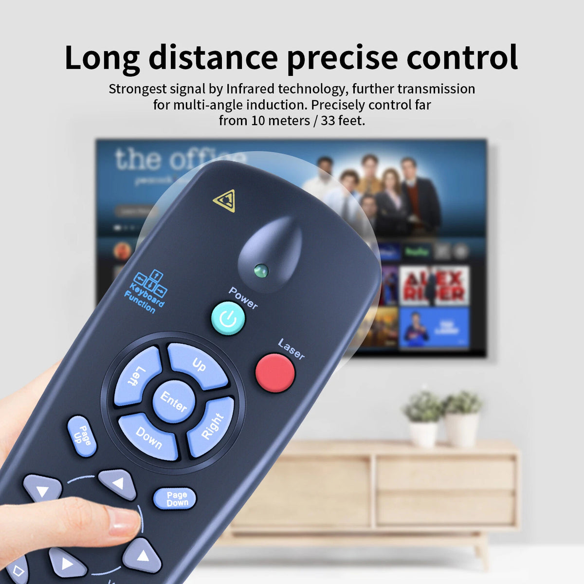 Remote Control For Promethean UST-P1C EST-P1-G PRM-42 PRM-45 DLP Projector