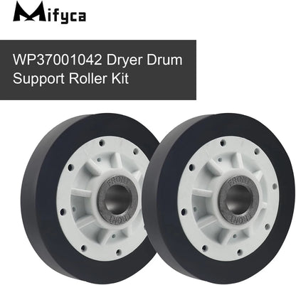 37001042 Dryer Drum Support Roller Kit Compatibe with Whirl-pool Dryers...