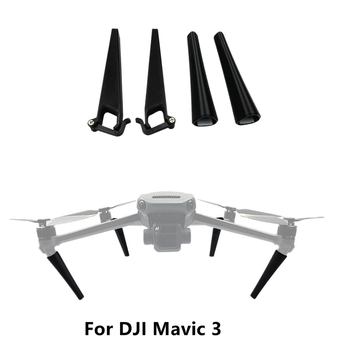 4Pack Landing Gear 5cm Heightened Extension Protecter Legs for DJI Mavic 3 Drone