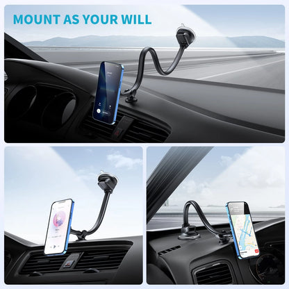 APPS2Car Magnetic Phone Holder Mount with 13-inch Flexible Long Arm & 6...