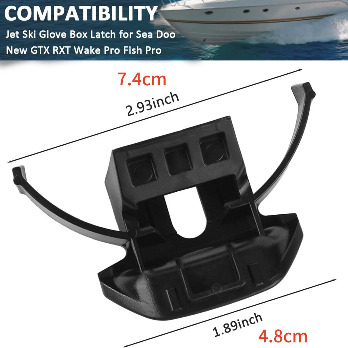 For Sea Doo Wake Fish GTR Jet Skis Glove Box Latch 264000133 Direct Replacement