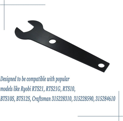 0101010313 Table Saw Blade Wrench for Ryobi 10" RTS10, Black