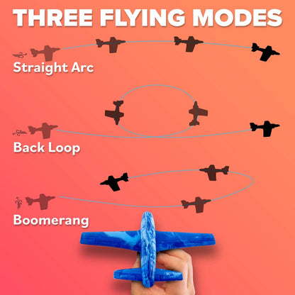 Airplane Toy Foam Airplanes for Kids - Best Summer Gift Boys Small, Blue