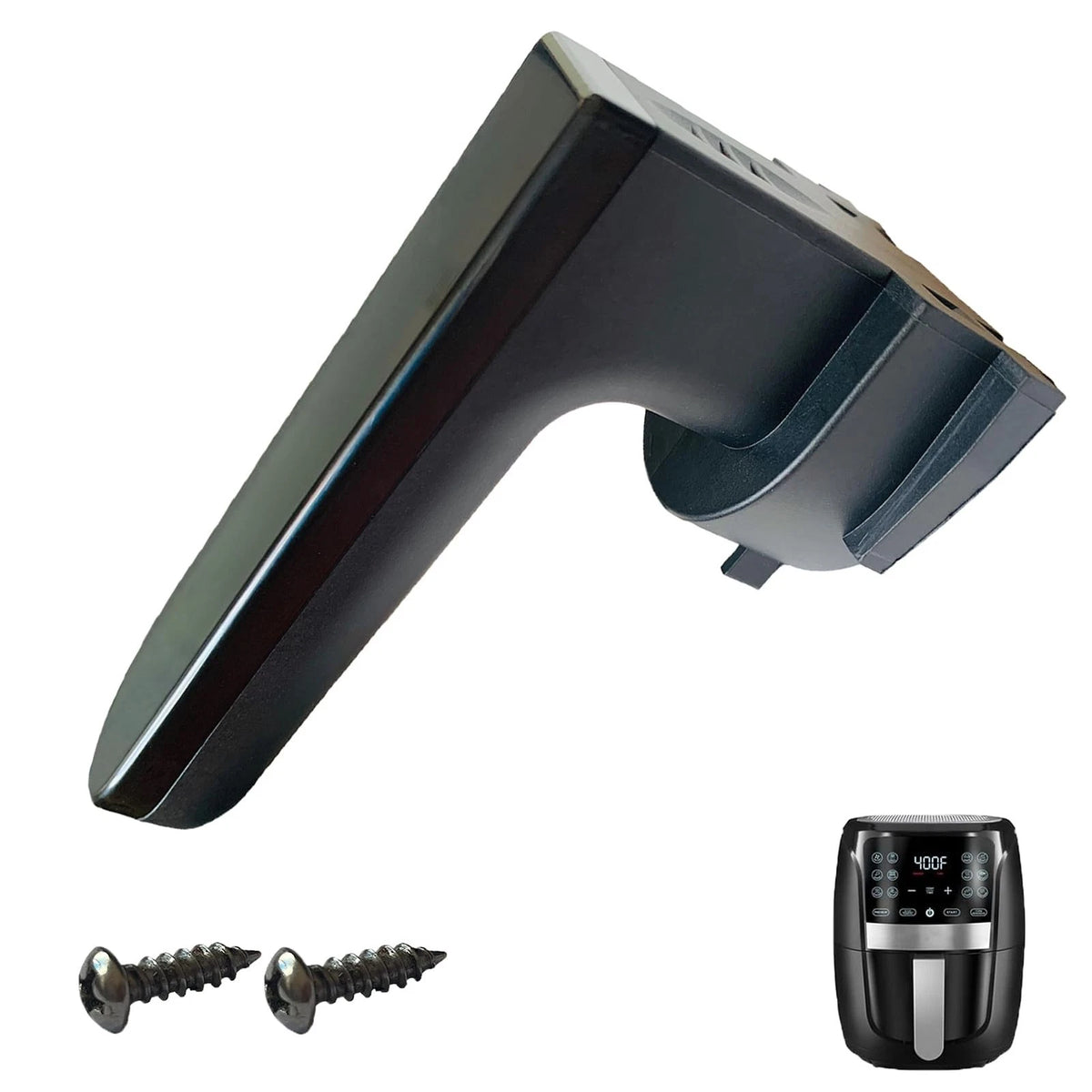 Rhsaae Air Fryer Replacement Parts Handle for Gourmia GAF556 5QT M, Black