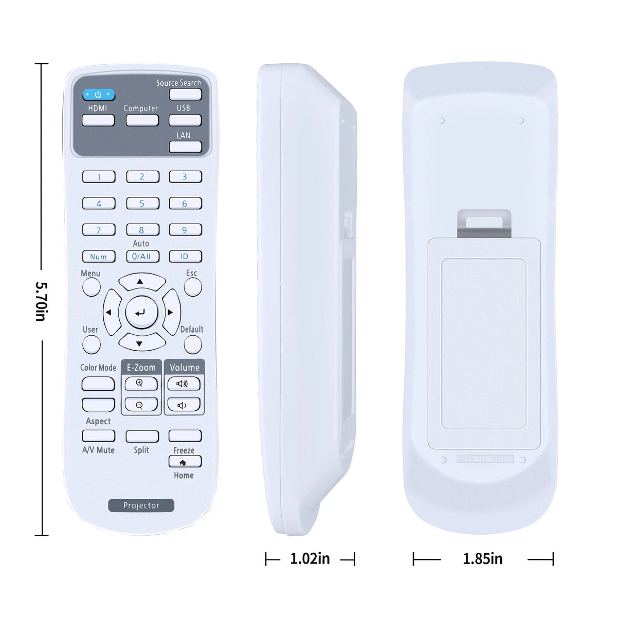 219863500 Remote Control For Epson Projector EB-X49 EB-E20 EB-FH52 EB-W52 EB-W51