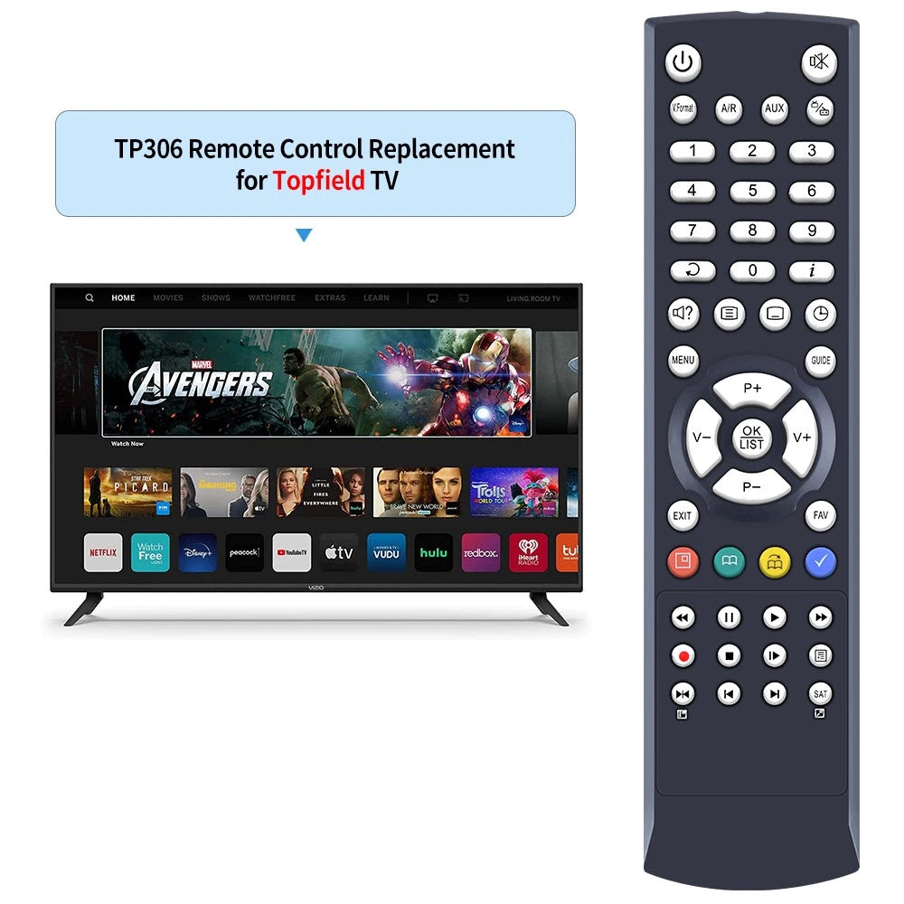 TP306 Remote Control For Topfield TF 7700 HSCI And 7700 HCCI