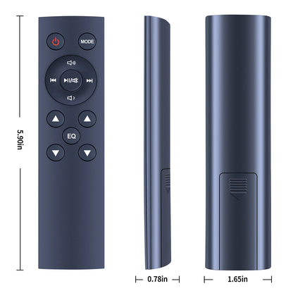 Replacement Remote Control For Majority K2 K2-BAR-BLK BEN-BAR-BLK-2 Soundbar