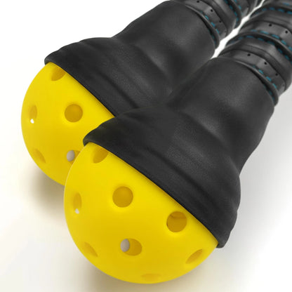 2PCS Pickleball Ball Retriever Silicone Energetic Black 2 Pcs
