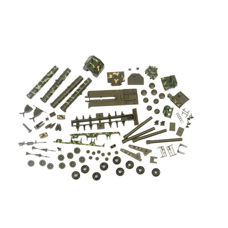 Russian S-300 Missile Launcher Vehicle 4D Unassembled Military Scene DIY 1/72
