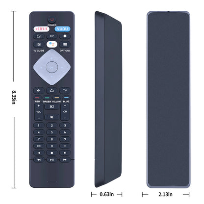 NH800UP Remote Control For Philips Android TV with Google Voice Assistant
