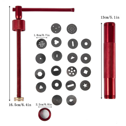 Stainless Steel Clay Extruder Sugar Paste Cake Fondant Red