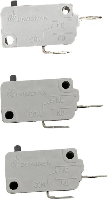 KW3A Microwave Oven Door Switch 16A 125/250V Interloc (2 Pack Grey