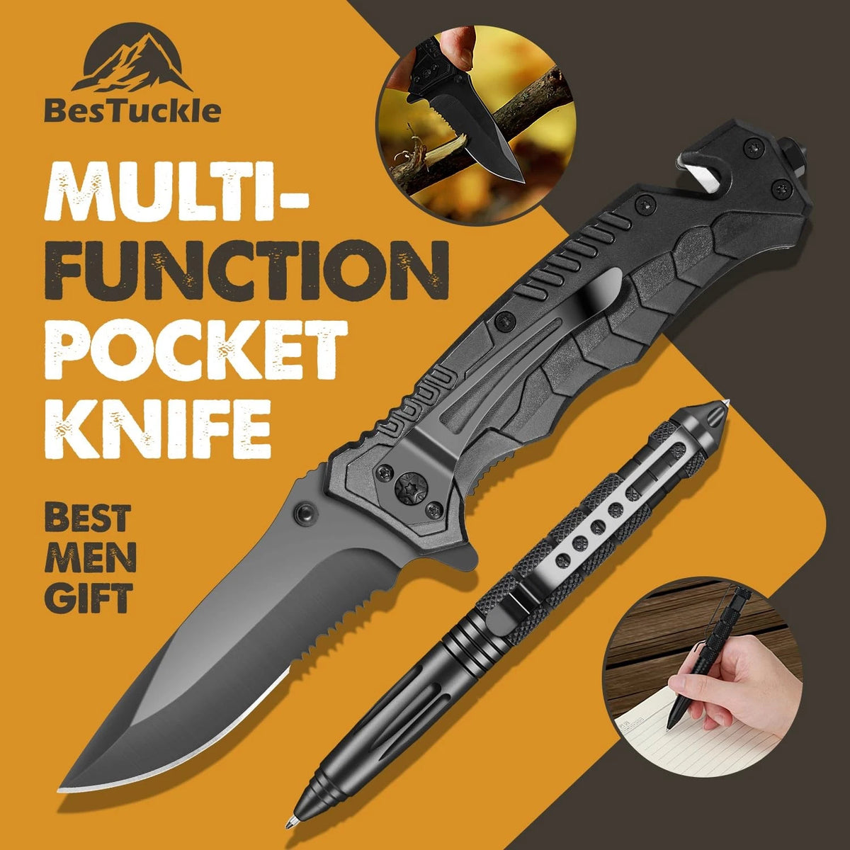 Gifts for Men Him Dad, Survival Kit and Equipment 25 Pcs, 97.18 cubic"