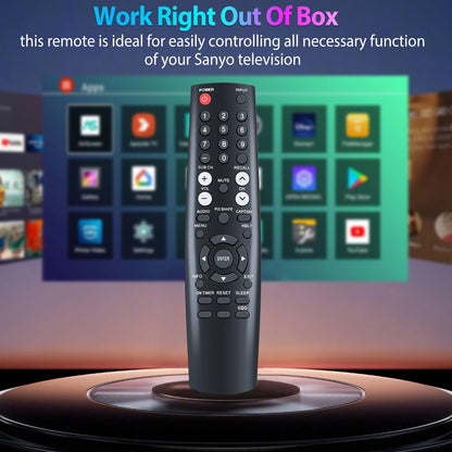 GXHA Remote Control For Sanyo TV DP55D33 DP58D33 FVD5833 DP50843 DP-58D33