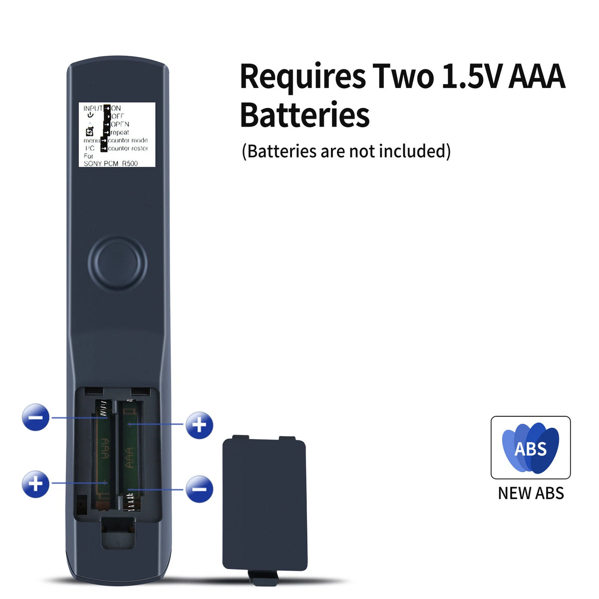RM-D757 Replacement Remote Control For SONY DAT Recorder PCM-R500 PCM-R300