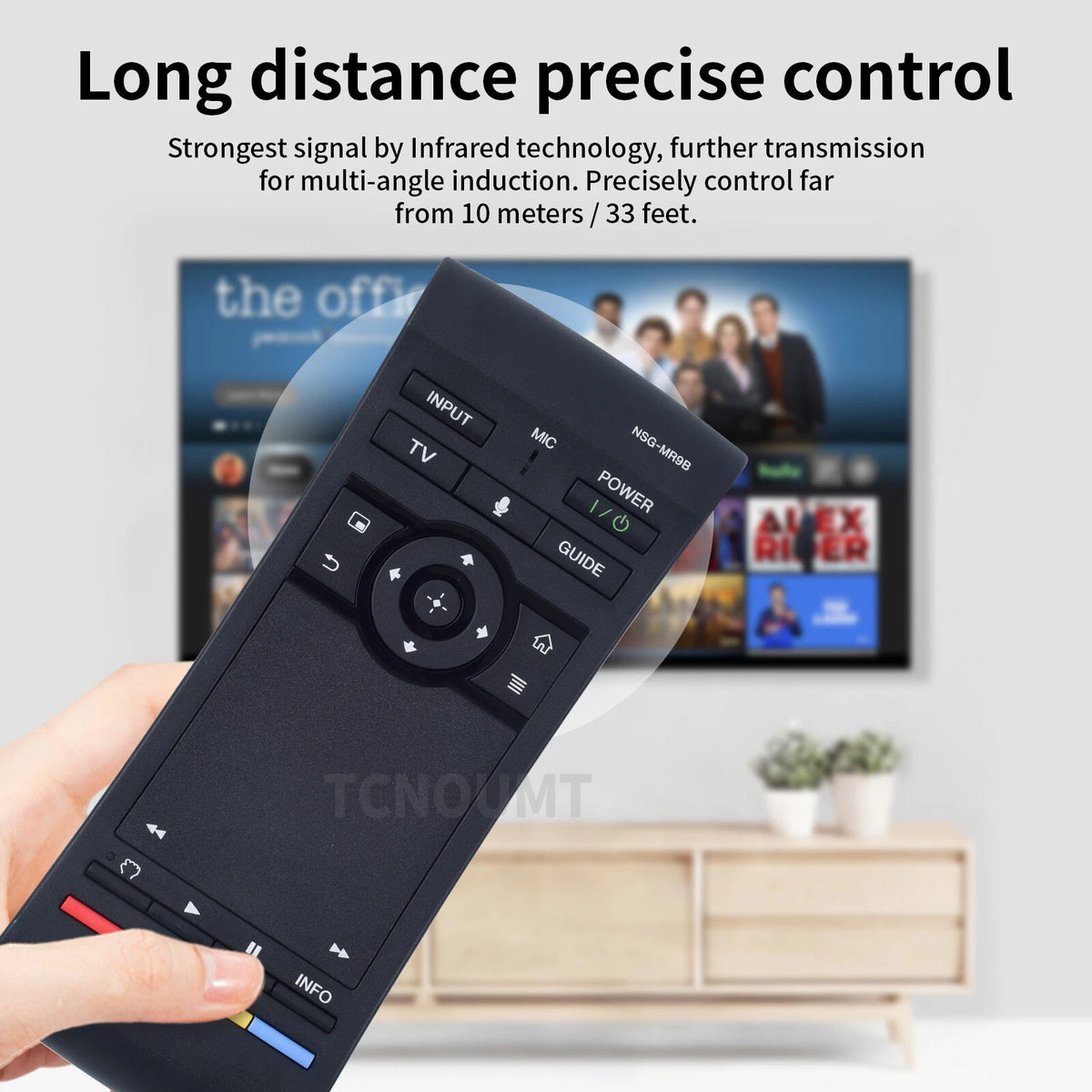 NSG-MR9B Remote Control For Sony Internet Player with QWERTY Keyboard NSZ-GS7