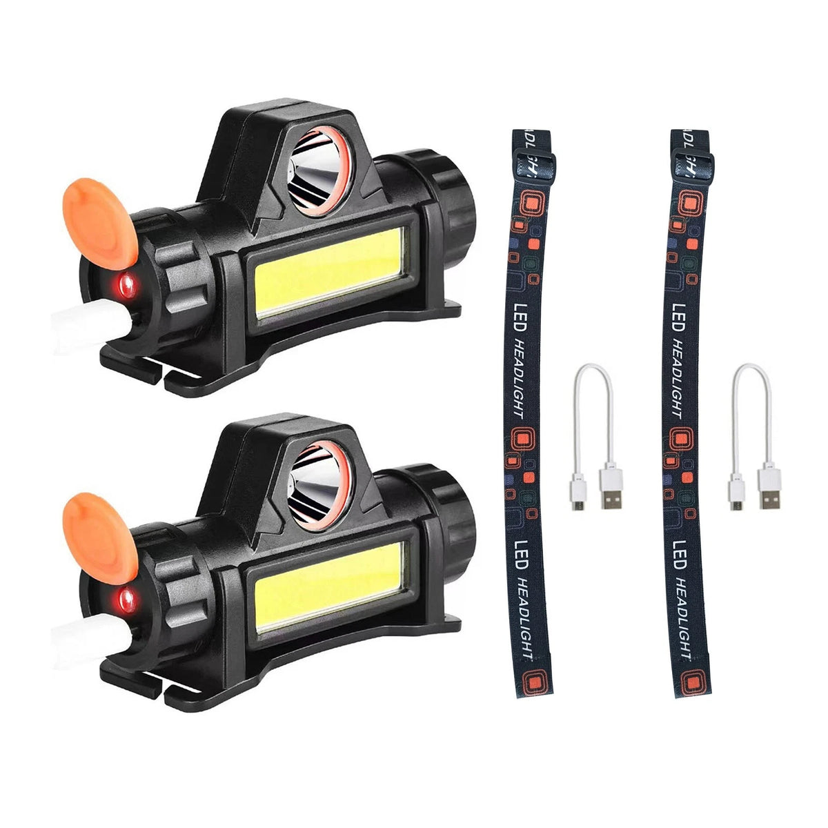 Replacement Automatic Dimming Headlight For Welding Helmet USB Rechargeable
