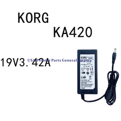Power Cord Adapter KA420 KORG Electronic Keyboard PA500 X50 PA50D M50