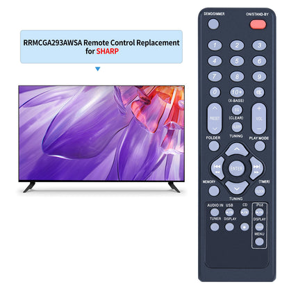 RRMCGA293AWSA Remote Control For Sharp GXM10 Audio System