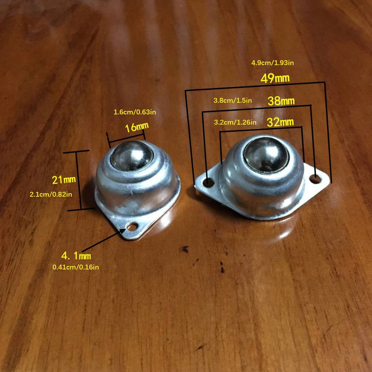 For Conveyor Transmission 10Pcs Mini Roller Ball Transfer Bearing Casters