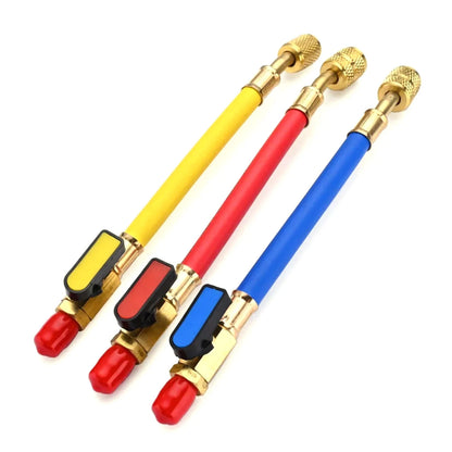 For R134A R410A Refrigerants 1/4" SAE Ball Valves Hose Great Compatibility