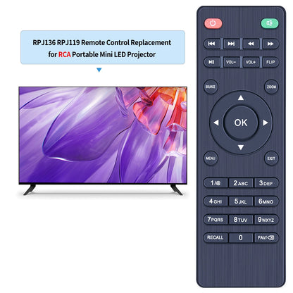 Projector Remote Control For RCA RPJ136 RPJ119 RPJ140 RPJ107 RPJ107 RPJ104