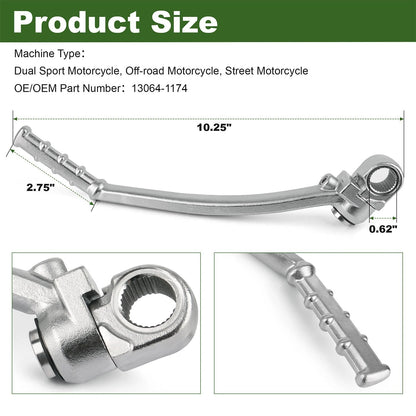 Kick Starter Lever Assembly 13064-1174 for Kawasaki KDX 200 220R 1995-2006