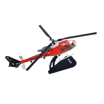 1:100 Diecast Alloy For Aerospatiale Gazelle SA341/342 Helicopter Model Toy