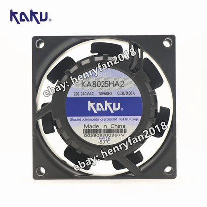 KAKU KA8025HA2 Axial fan 220/240V 0.10/0.06A 80*80*25MM Cooling fan Ball bearing