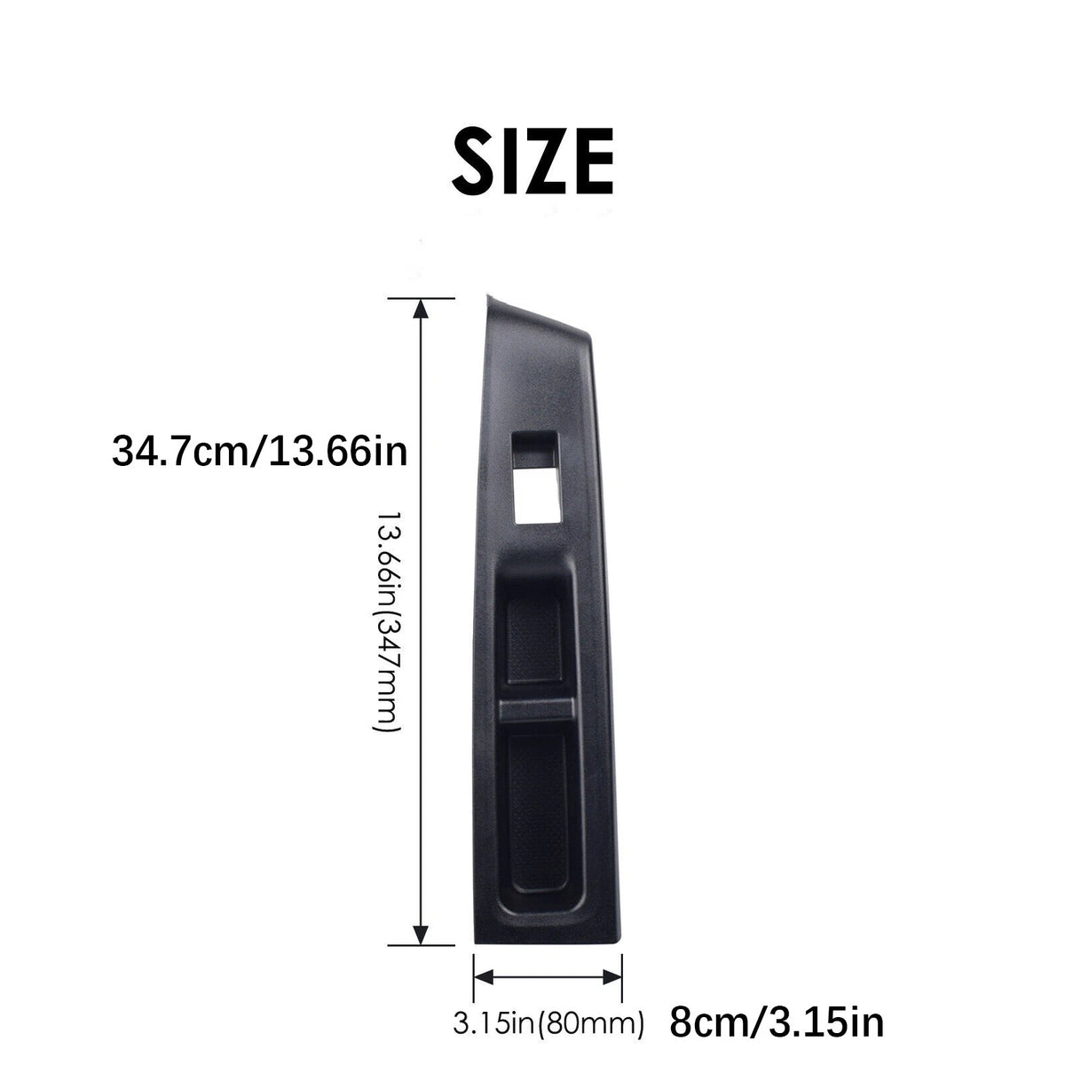2Pcs/Set Front Armrest Upper Panel Door Glass Lift Switch Cover For Toyota Vitz