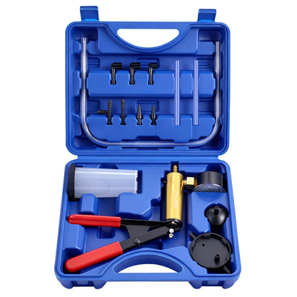 ZEAJSRU Handheld Vacuum Pump Brake Bleeder Kit with Pressure Gauge, Brake...