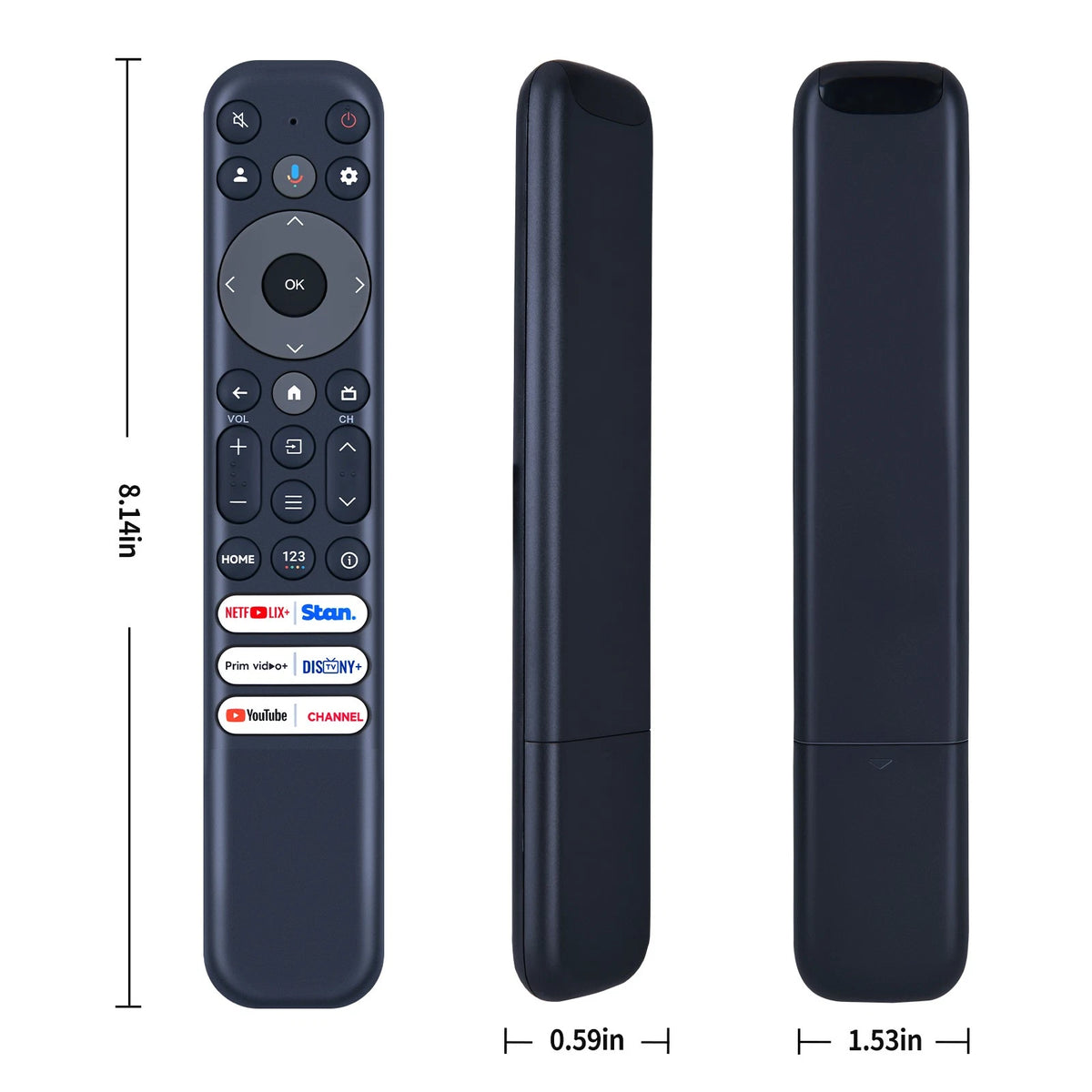 Remote Control For TCL TV Q6/Q7/QM8/S3/S4 Series 55S450G 75S450G without Voice