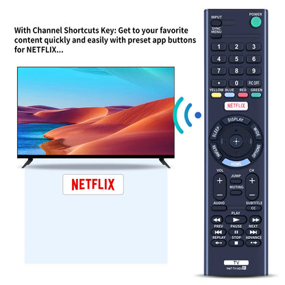 RMT-TX102U Remote Control For Sony Bra TV KDL-40R550C KDL-48W650D